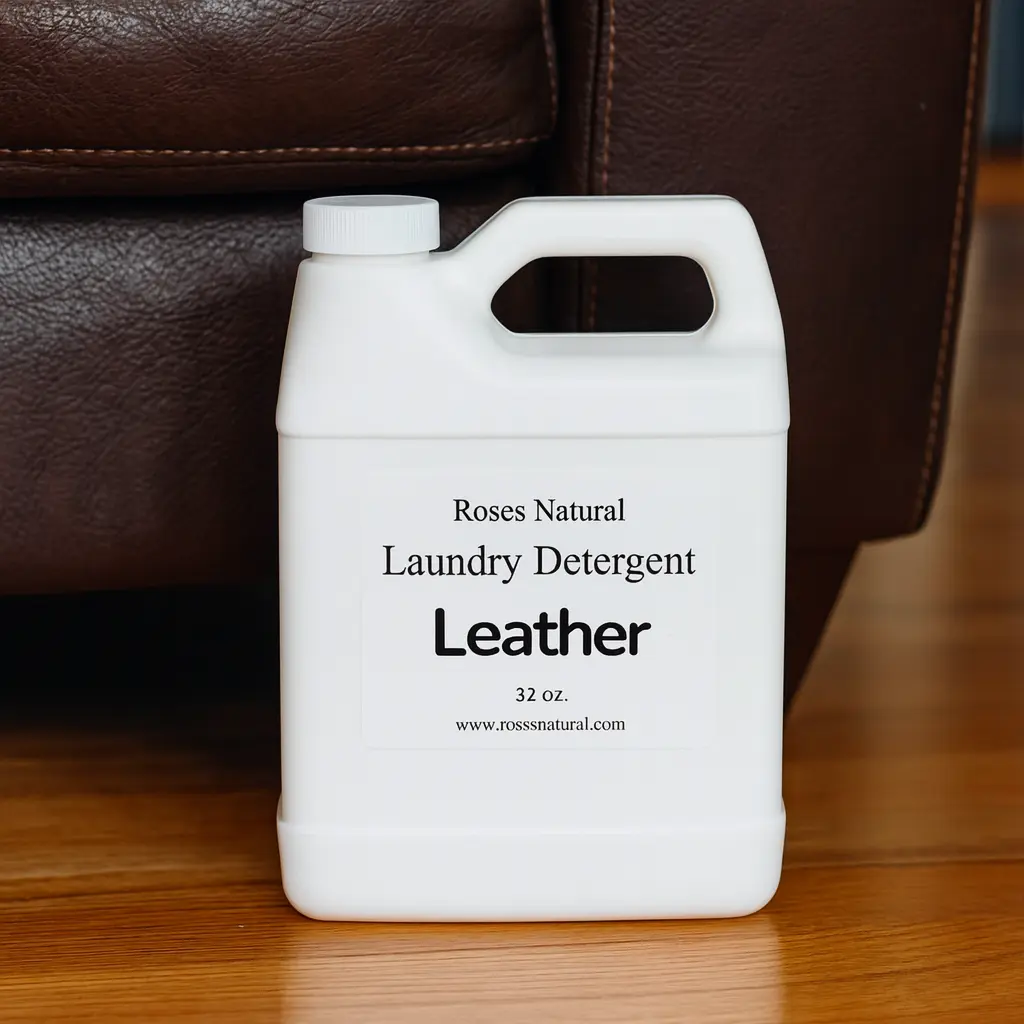 Leather-Scented Laundry Detergent Leather-Scented Laundry Detergent