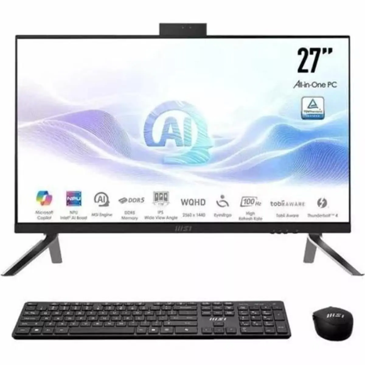MSI AM273QAI1UM038 AIO Modern AM273Q AI 1UM-038US 27 C7-155H 2 x 16GB 1TB Intel ARC Window 11 Home Desktop