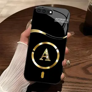 Suitable for [iPhone 7 Plus] high-end MagSafe phone case🥰，Choose from any of the 26 letters， Features a premium, minimalist design; drop-resistant and fingerprint-proof. YM99