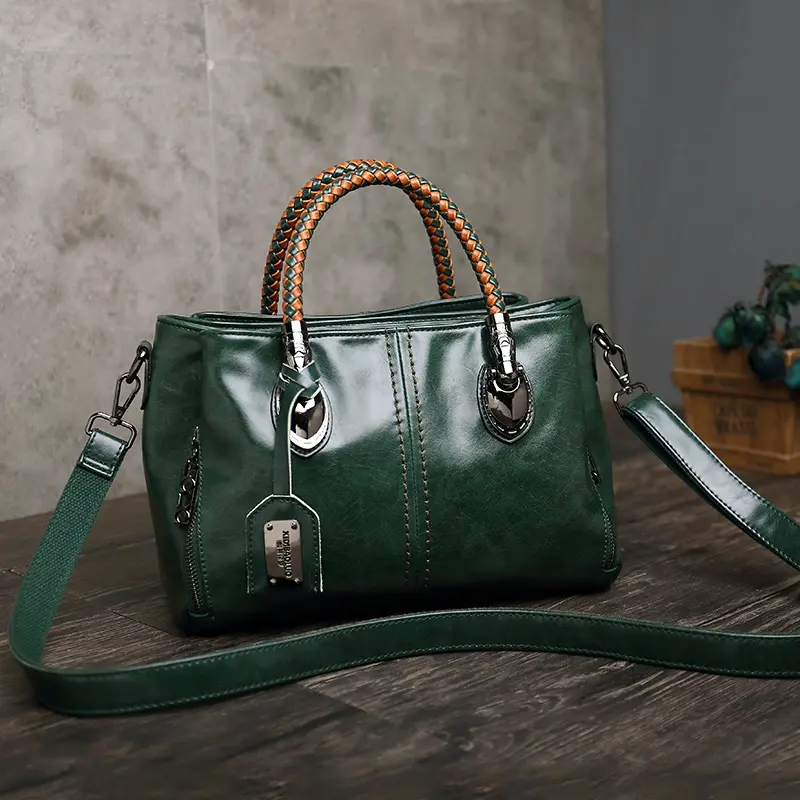 D38-Women's 2024 new handle woven contrasting color three-layer practical large-capacity handbag crossbody bag