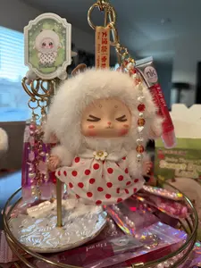 Baby Three X Molly Sweet Dream Lamb Snowberry keychain and charm