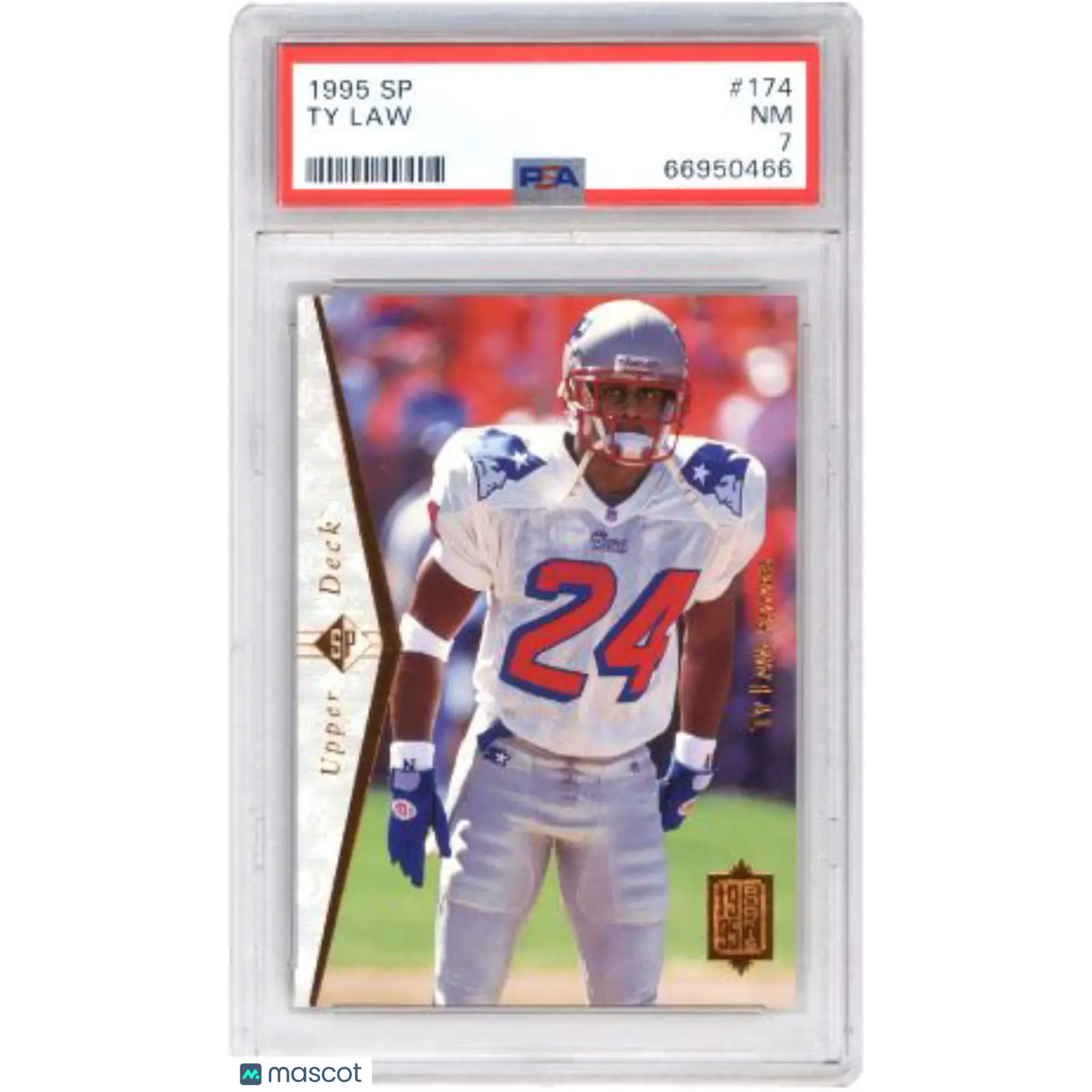 Ty Law PSA 1995 SP #174 Football card 7