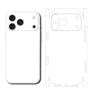 Skin Sticker for iPhone 17 Pro Max Solid Color Vinyl Decal Cover Wrap 3M Anti-Scratch Phone Back Decorative Film