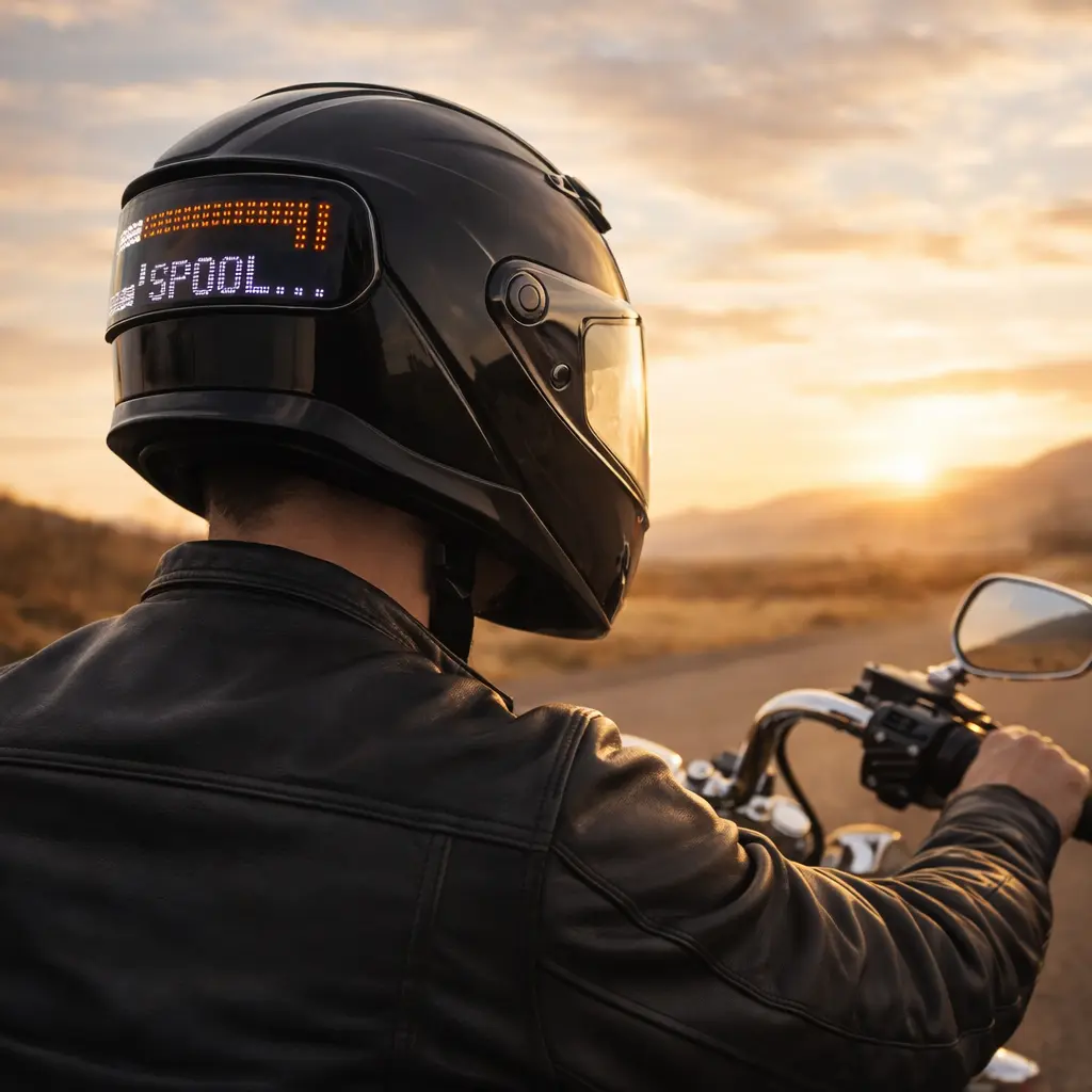 DOT Certified Smart LED Motorcycle Helmet, Sporty Protective Gear with APP Control, Rechargeable 1500mAh Battery, Durable ABS Shell, High-Brightness RGB Lighting, Smart LED Display for DIY Text, Patterns & Cloud Materials, Rechargeable Battery, High-Brigh