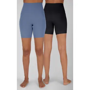 2 PK Lux 7" Super High Waist Bike Short