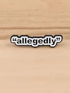 Humorous Lawyer Jokes Enamel Pin, Cartoon Zinc Alloy Lapel Brooch, Fashion Accessory for Backpacks, Briefcases, Clothing, Men's Novelty Button & Pin