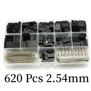 Connector 620-Kit 2.54mm Pitch Single Row Male Headers, Crimp Pins for 3D Printer and FPV Jumper Wire, Ribbon Cable - Home Improvement.