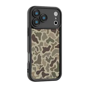 2025 New Camo Pattern iPhone 17 Pro max Phone Case Sika deer Shockproof Rubber Cover for iPhone 17 Air Promax 17Pro 11-16,Gifts for Hunter Outdoor enthusiast
