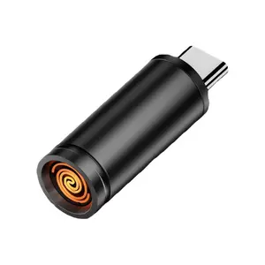 Type-C Cell Phone Electric Cigarette Lighter Android Universal Blow a Blow Fire Lighter Wireless Silent Spare Cigarette Lighters with All Type-C Devices [Essential for Travel]