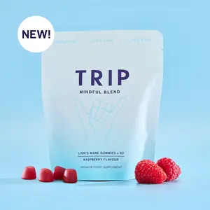 NEW: TRIP Lion's Mane Gummies - Raspberry Flavour - 2000mg of Lion's Mane per serving - 30 Day Supply