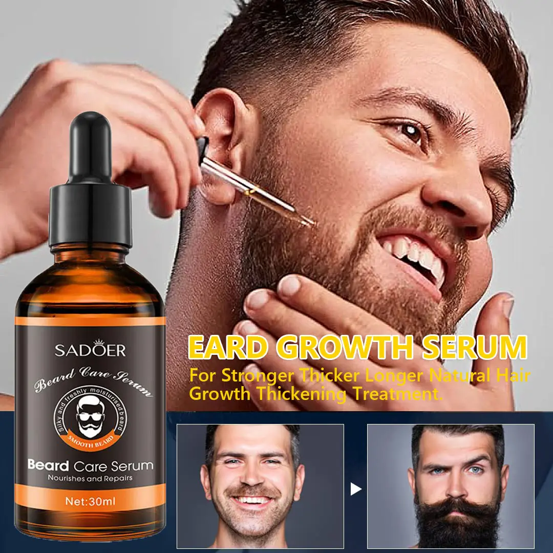Beard Boost Oil-Beard Growth Fluid, Beard Care Serum, Pro-growth Growth Enhancer, Stimulate Beard and Hair Growth, Hydrating Moisturizing Skin Care | 30ml