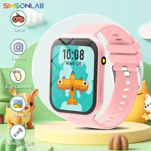 Children's Multi-Functional Smart Watch with Flashlight - 18 Educational Games, Front Camera, Fitness Tracker, Compatible with Android/iOS, Perfect Holiday Gift for Boys and Girls