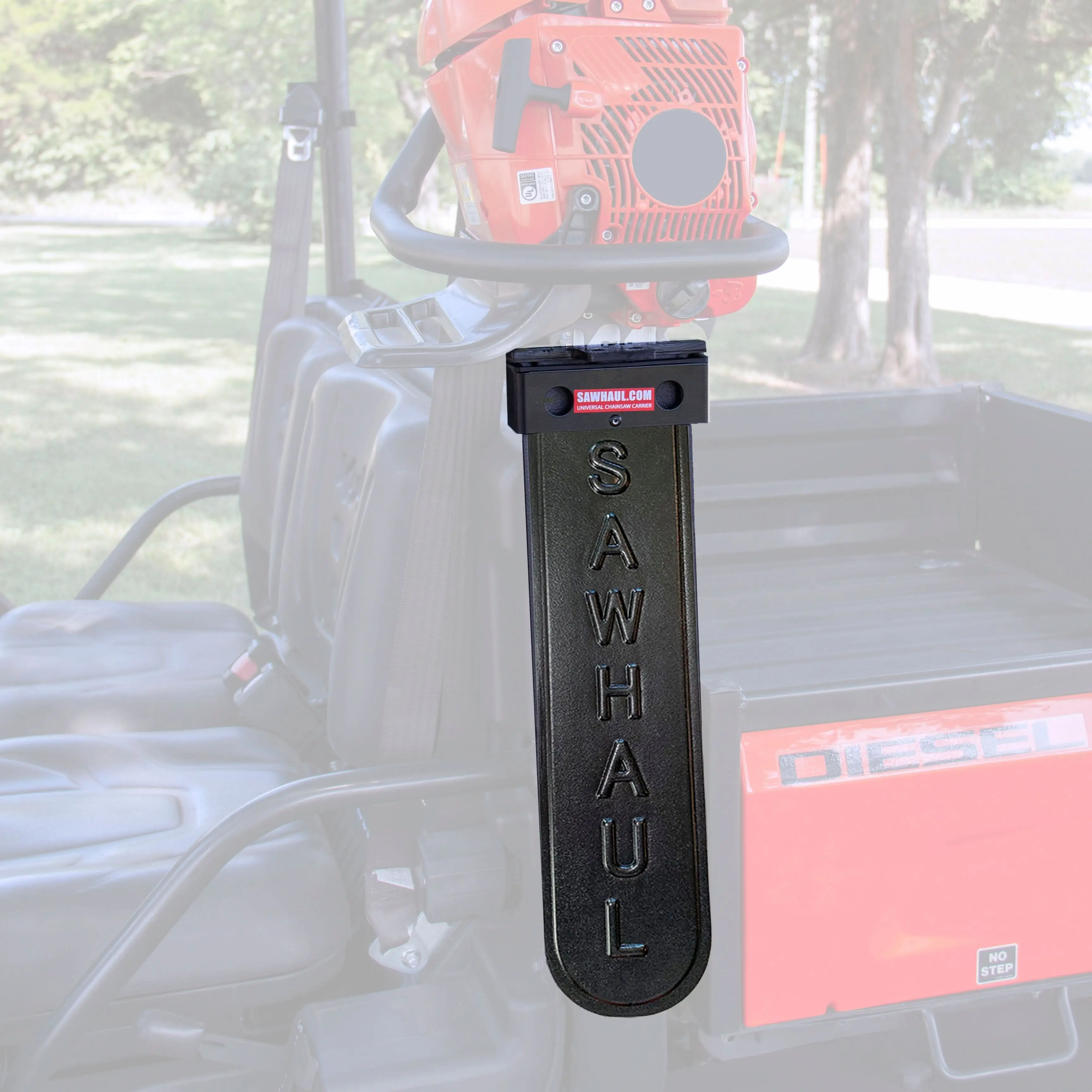 SawHaul Chainsaw Carrier for Tubing & ROPS | Fixed Mount