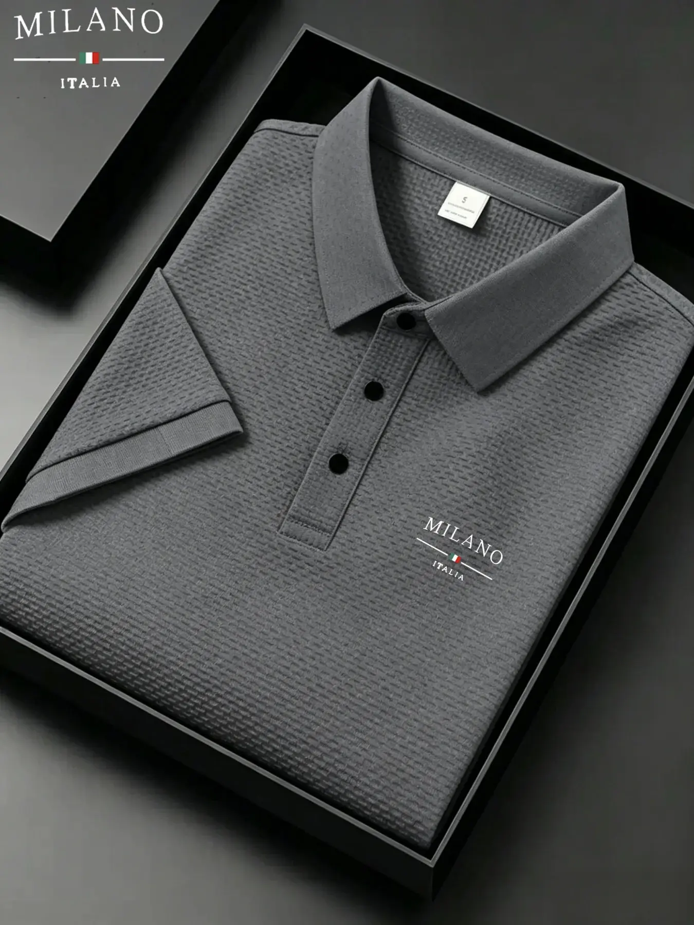 Men'S Short-Sleeved Polo Shirt