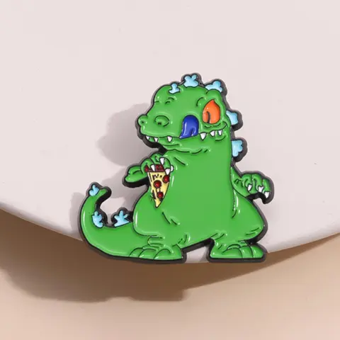 Cute Cartoon Dinosaur Design Brooch, Fashion Brooch for Party, Daily Clothing Decor, Trendy All-match & Exquisite Brooch for Birthday Gift, Alloy Brooch Pin, Jewelry, Fashion Accessory