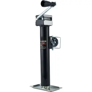 5000lb Weld-on Pipe Swivel Trailer Jack, 10" Vertical Travel Trailer Tongue Jack, Suitable for RVs, , Horse  and Multi-Purpose
