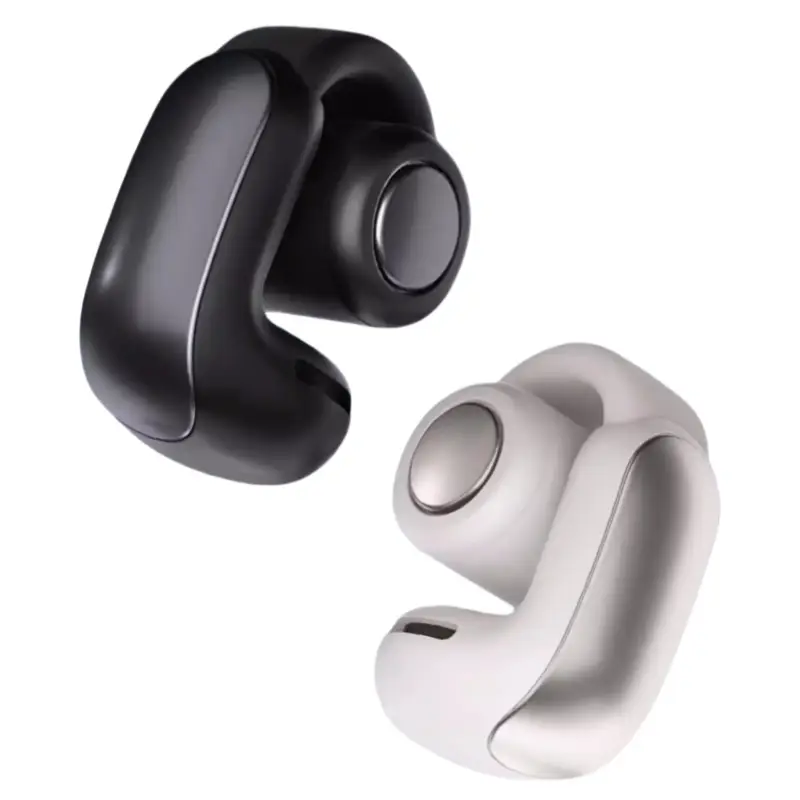 Open Clip On Earbuds with Ambient Awareness & Button Controls – Fashion Ear Clips for Music & Calls, Non‑In‑Ear, All‑Day Comfort