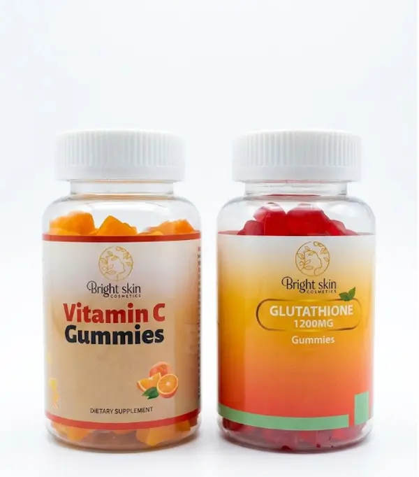 Bright Skin Wellness Duo Gummies Set | Daily Chewable Gummies Bundle for Beauty & Self-Care Routine – Convenient Lifestyle Support Gummies with Delicious Flavor for Everyday Wellness Habits