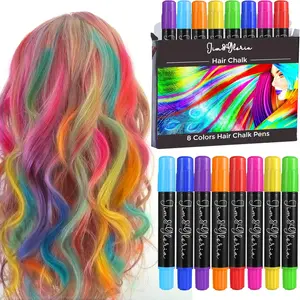 Jim&Gloria Dustless Hair Chalk Gifts for Girls Makeup Kit, Gift for Teen Girl Trendy Stuff, Kids, Teenage Tweens Teenager Temporary and Washable Color Dye Markers