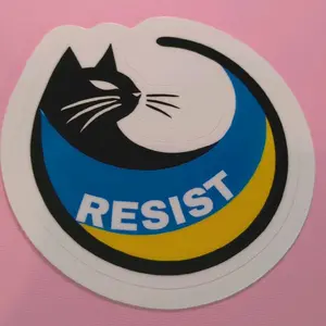 ukraine edition UnravelCat sticker