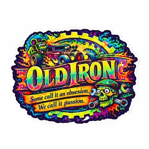 Old Iron Sticker