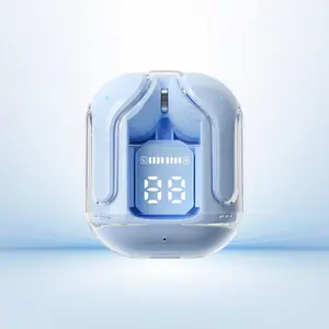 Transparent High-Fidelity In-Ear Sports Wireless Bluetooth Earbuds with LED Digital Display
