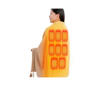 Electric Blanket Single Double Throw Blanket Small Can Be Spread Can Be Covered Washable Office Lunch Break Sofa Cover Leg Blanket Portable