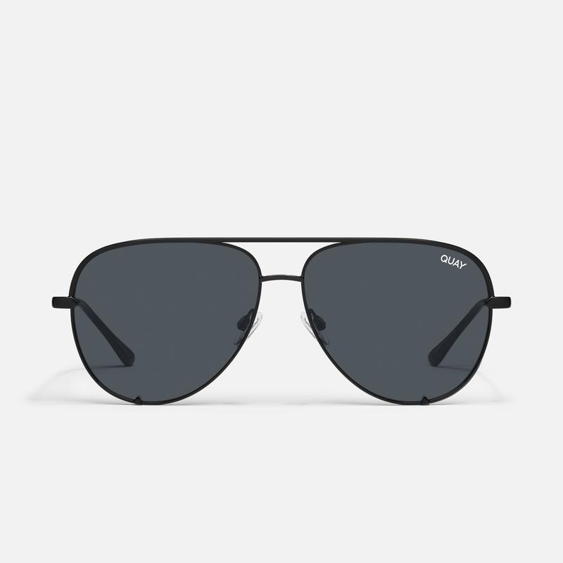 HIGH KEY LARGE Black Sunglass Aviators