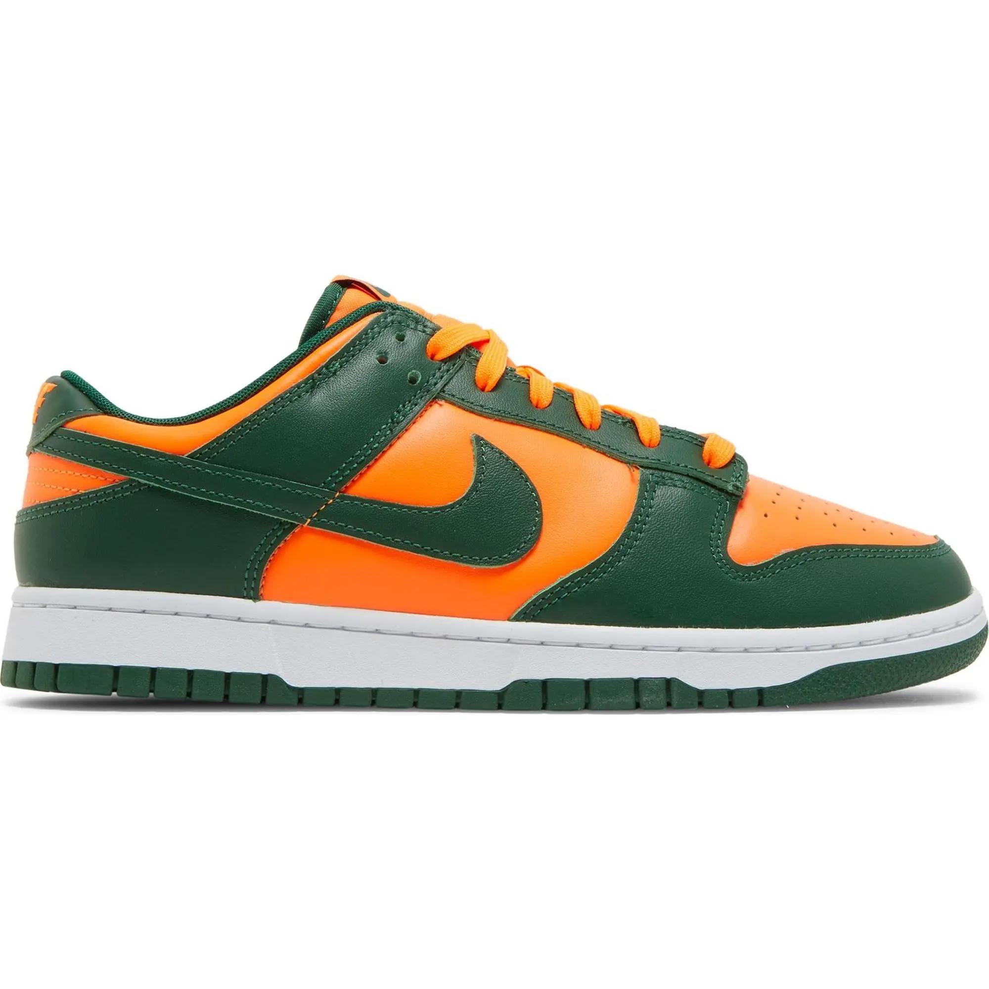 [DD1391-300] Mens Nike Dunk Low Retro 'Miami Hurricanes'