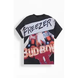 Budweiser Men's Bud Bowl Split T-Shirt - Multicolor