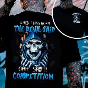 Gen X Customize Year Badass Generation T-shirt, Gen X Personality Shirt 100% Cotton Unisex Comfort Womenwear Graphic Crew Neck Long Sleeve Autumn Casual Christmas Pull On - For Women For Men