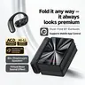 AC530 Open-Ear Mic Headset, Dual-Fold Design,Mobile App Control, Mic Noise Cancellation Headphones, 165H Long Battery Life Bluetooth 6.0 Wireless Earbuds, Touch Control,Sweatproof, for Running, Workout, Driving,Gift for Men-TikTokShopBackToSchool