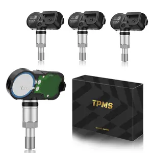 TPMS Sensor 42607-33021 Compatible for Toyota Lexus Scion Pontiac, Tire Pressure Monitoring Sensors for Camry Prius Corolla rav4 Scion Yaris Replaces 42607-33011 PMV-107J 315MHz Set of 4