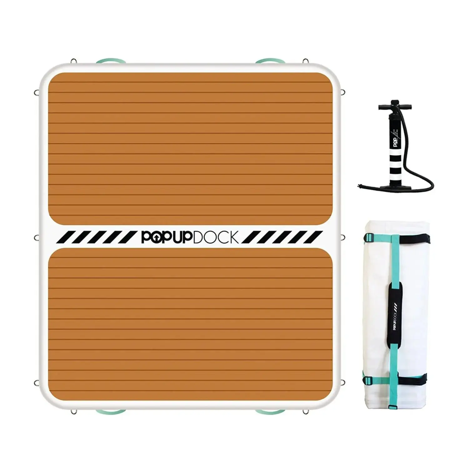 PopBoard Inflatable PopUp Dock 8'x7'x8"