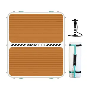 PopBoard Inflatable PopUp Dock 8'x7'x8"