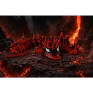 Carnage Dragon – Articulated 3D Printed Dragon