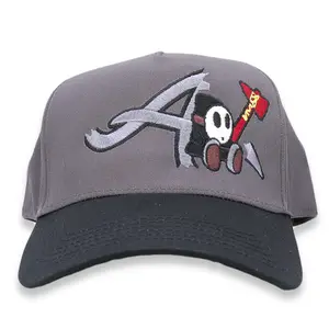 Embroidered Snapback Baseball Hat with Anime Design for Men and Women - Adjustable Cotton Unisex Casual Hat, 59cm Size