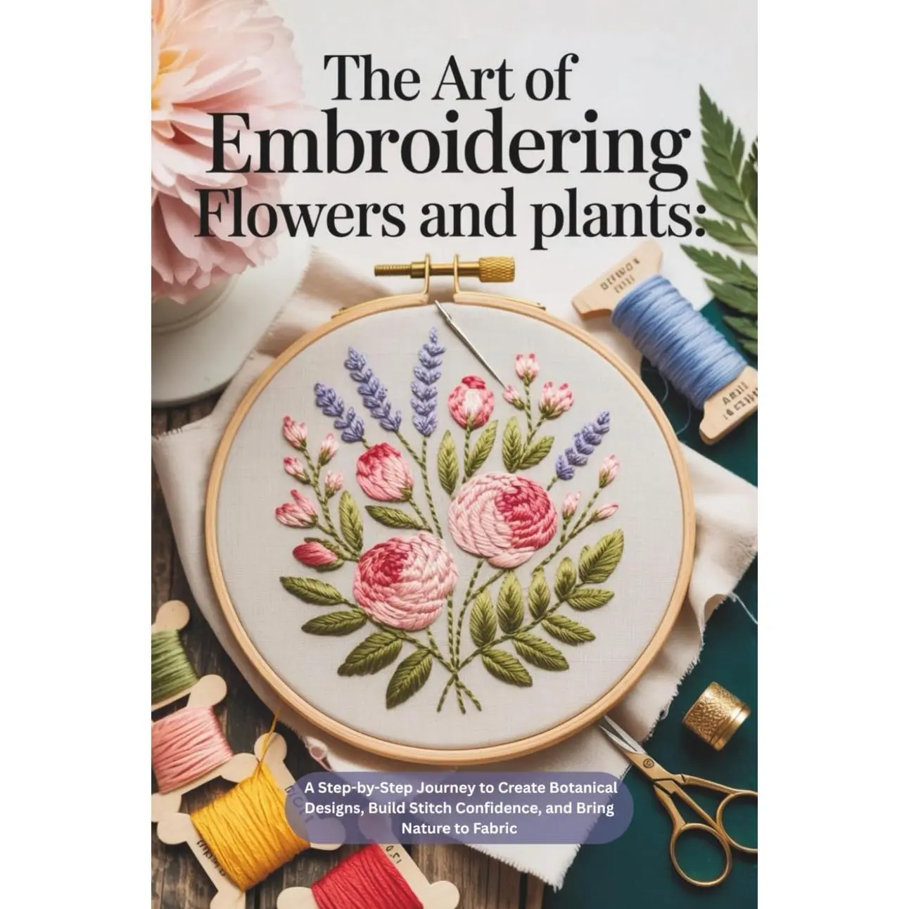 The Art of Embroidering Flowers and Plants: A Step-by-Step Journey to Create Botanical Designs, Build Stitch Confidence, and Bring Nature to Fabric
