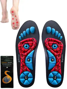 Magnetic Arch Support Shoe Pads, Soft Comfortable EVA Sports Magnetic Acupressure Insoles, Unisex Foot Massage Inserts, Ideal for Casual Shoes Boots