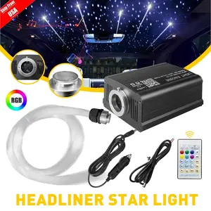 DIY Dream Star Light 28-Key Multi-function Remote Music Sensitivity Adjust 16 Static Colors + RGB Fade Jump for Car & Home Dual Power Cables Included