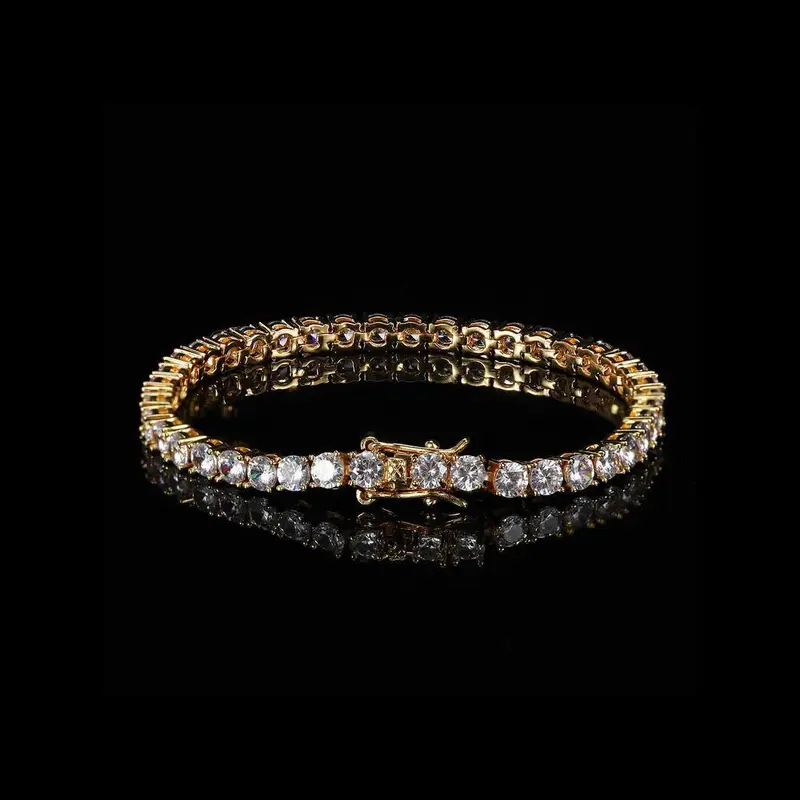 Tennis Chain Bracelet for Women & Men, Versatile High-Quality Jewelry Gift for Birthdays, Exquisite Bracelet, Elegant Jewelry Bracelet