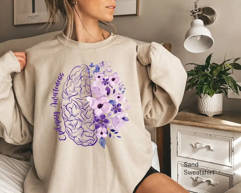 Epilepsy Awareness Shirt, Mental Health Sweatshirt, Women's Neurodiversity Shirt