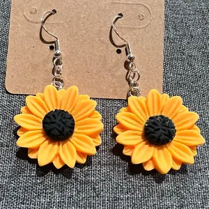 Flower earrings