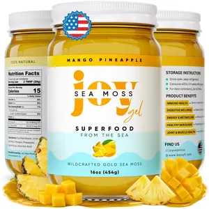 Joy Sea Moss Healthcare Dietary Fitness Edible Supplement Natural Mango Pineapple Superfood 16oz