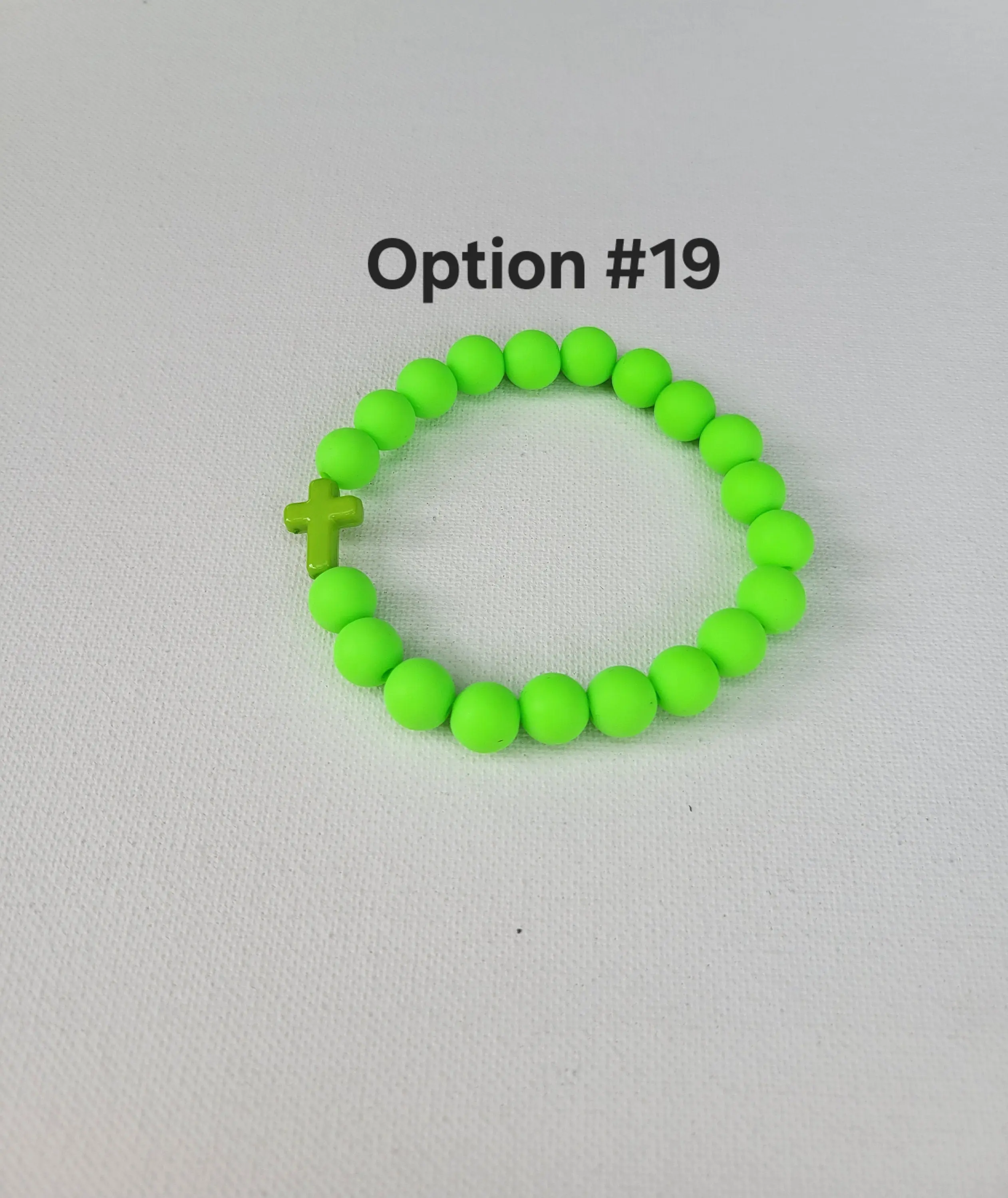 Handmade Cross Bracelet | Silicone Cross Bracelet | Catholic Gift | Christian Religious Gift