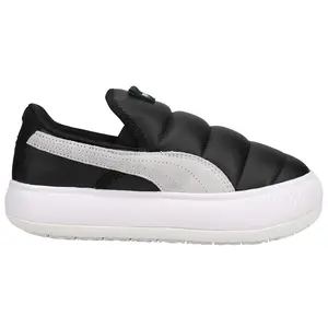 PUMA Womens Suede Mayu Slip On Sneakers Shoes Casual - Black