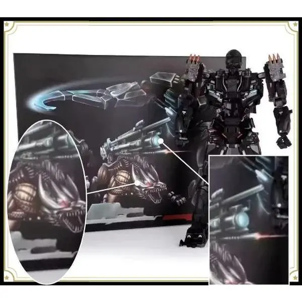 Transformation MasterPiece VT01 VT-01 Lockdown Peru Kill Movie KO VS UT R01 Alloy with Two Dogs Anime Action Figure Robot Toys