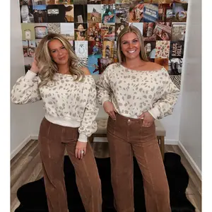 The Haney Spotted Off The Shoulder Top