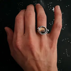 Yugen Handmade Mars and Moons Ring
