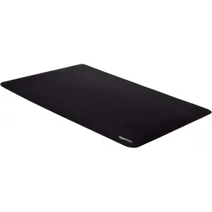 Basics Large Extended Computer Rectangular Mouse Pad, Black